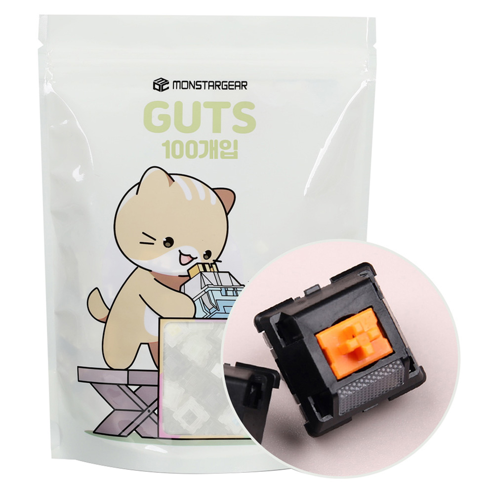 몬스타기어 조약돌 기계식 키보드 축 핫스왑 교체 윤활 할로윈 택타일 스위치 100p 51,700원