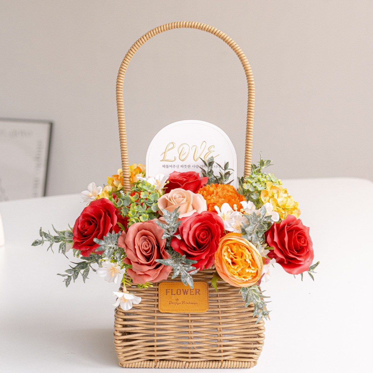 마음담은집"풍성한" 꽃바구니 용돈박스(케이스/LED) 38,900원