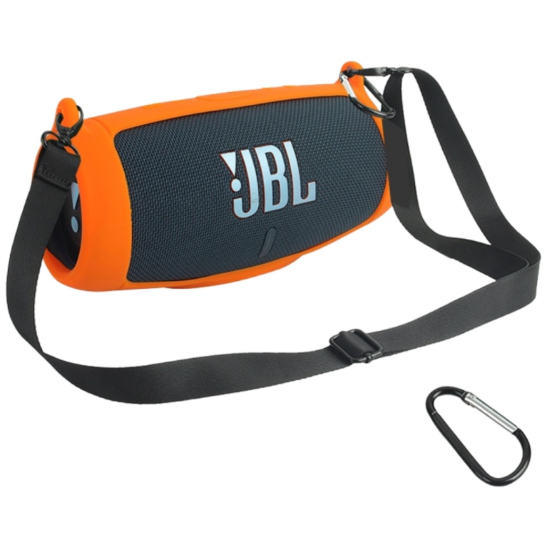 JBL 차지5 전용 실리콘 하우징 범퍼 케이스 + 어깨 스트랩 + 카라비너 8,100원