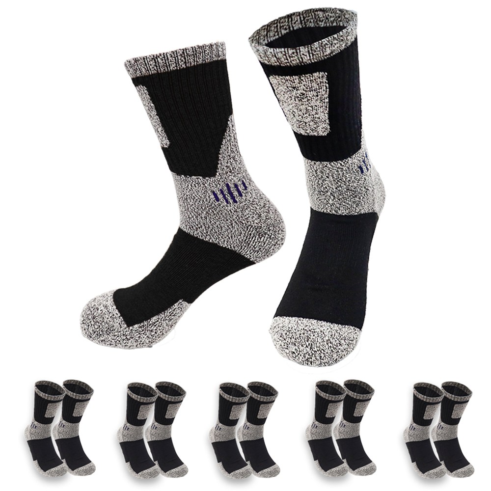 BYC 장목 두꺼운 등산 양말 2중바닥 남성 5켤레, 블랙, 5개 14,900원