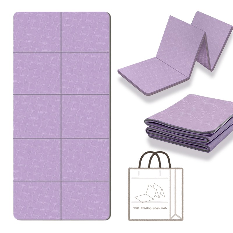 JiniTrading 프리미엄 두꺼운 TPE 트레이닝 헬스 매트 접이식 10단 요가매트 8mm 16,610원