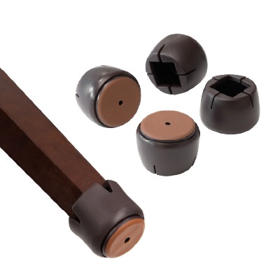 체어서퍼 프리미엄 의자발커버 프리사이즈 사각다리용 M (허용범위 2.4cm~3.6cm), 24개, 현재가 23,520원