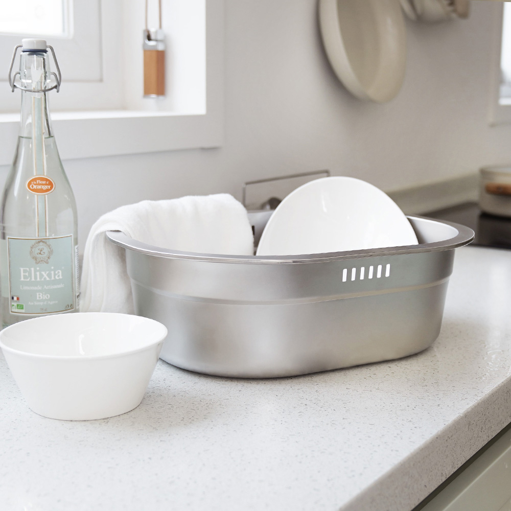 가쯔 대용량 올스텐 물빠짐 싱크대 설거지통 9L 10,900원