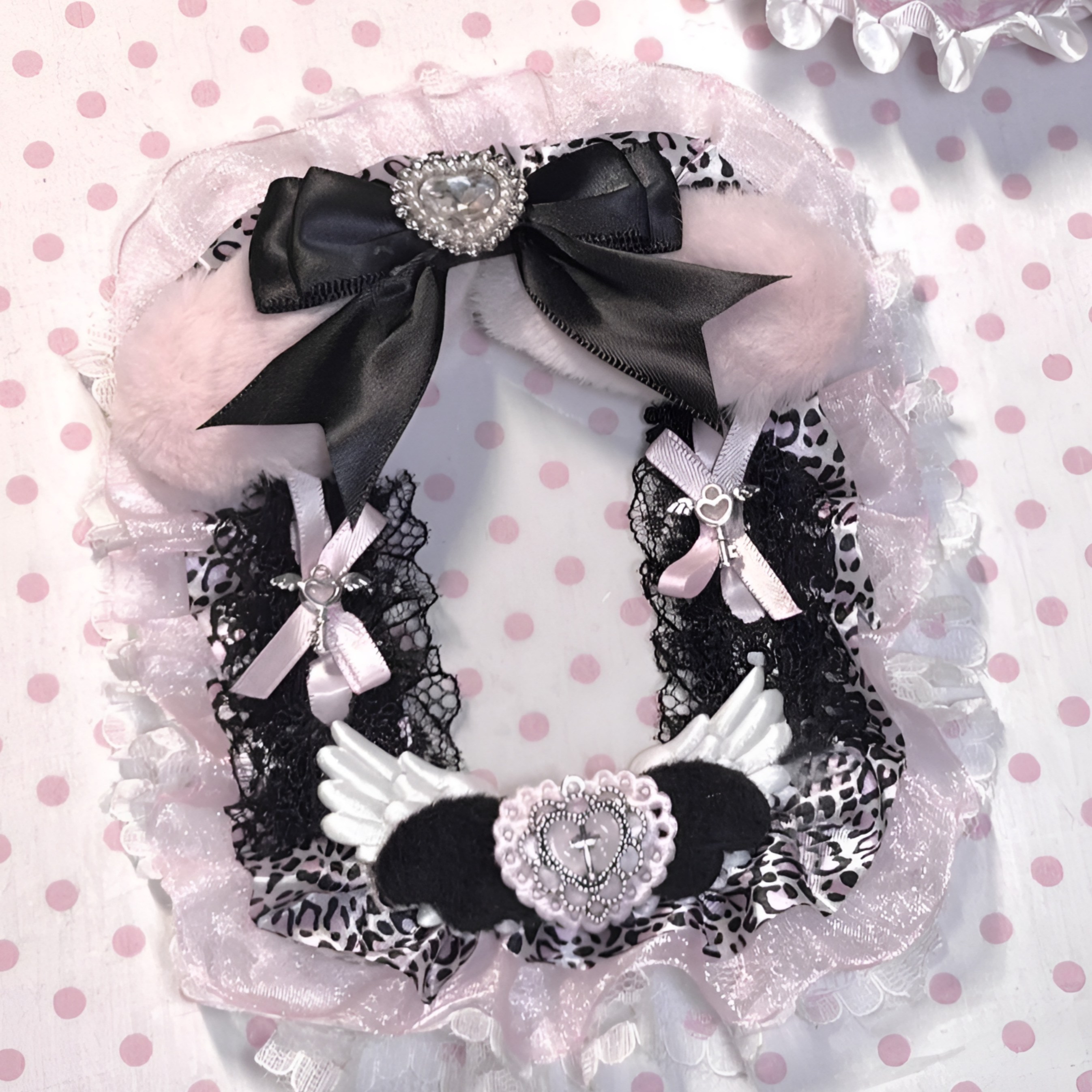 엘렌 블랙핑크 호피 레이스 탑꾸 포토카드 케이스포카 홀더 탑로더 키링 9,700원