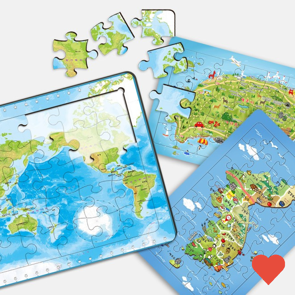 유아동퍼즐 35피스 지도 목재 판퍼즐 대한민국 제주 29,800원