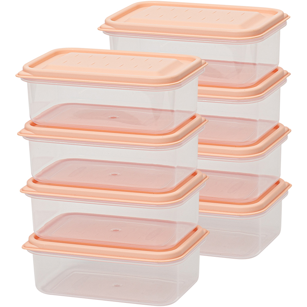 이지앤프리 이지킵 프리즈팩 냉동실정리용기 피치 480ml 9,100원