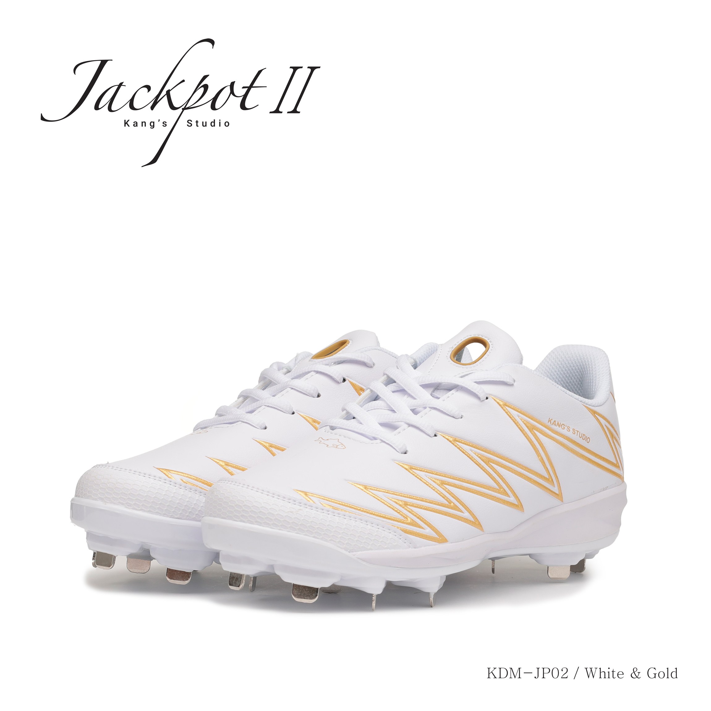 캉스 23 잭팟2 징스파이크 야구화 초경량 KDM-JP02 화이트골드 99,000원