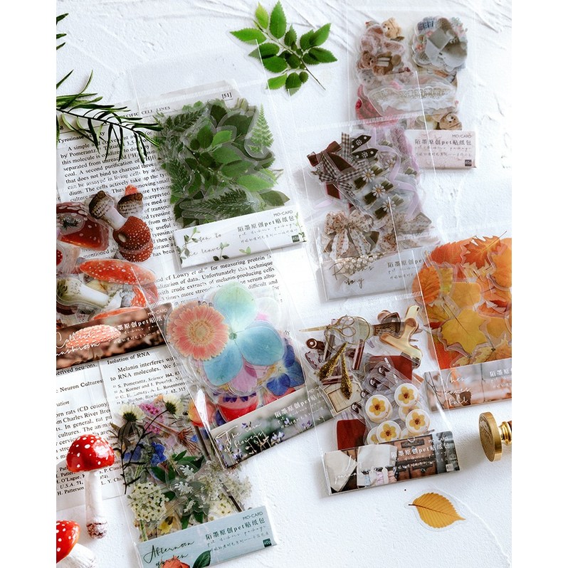 다꾸스티커 세트 vol 80 꽃 식물 다이어리꾸미기 빈티지 감성 용품 3,500원