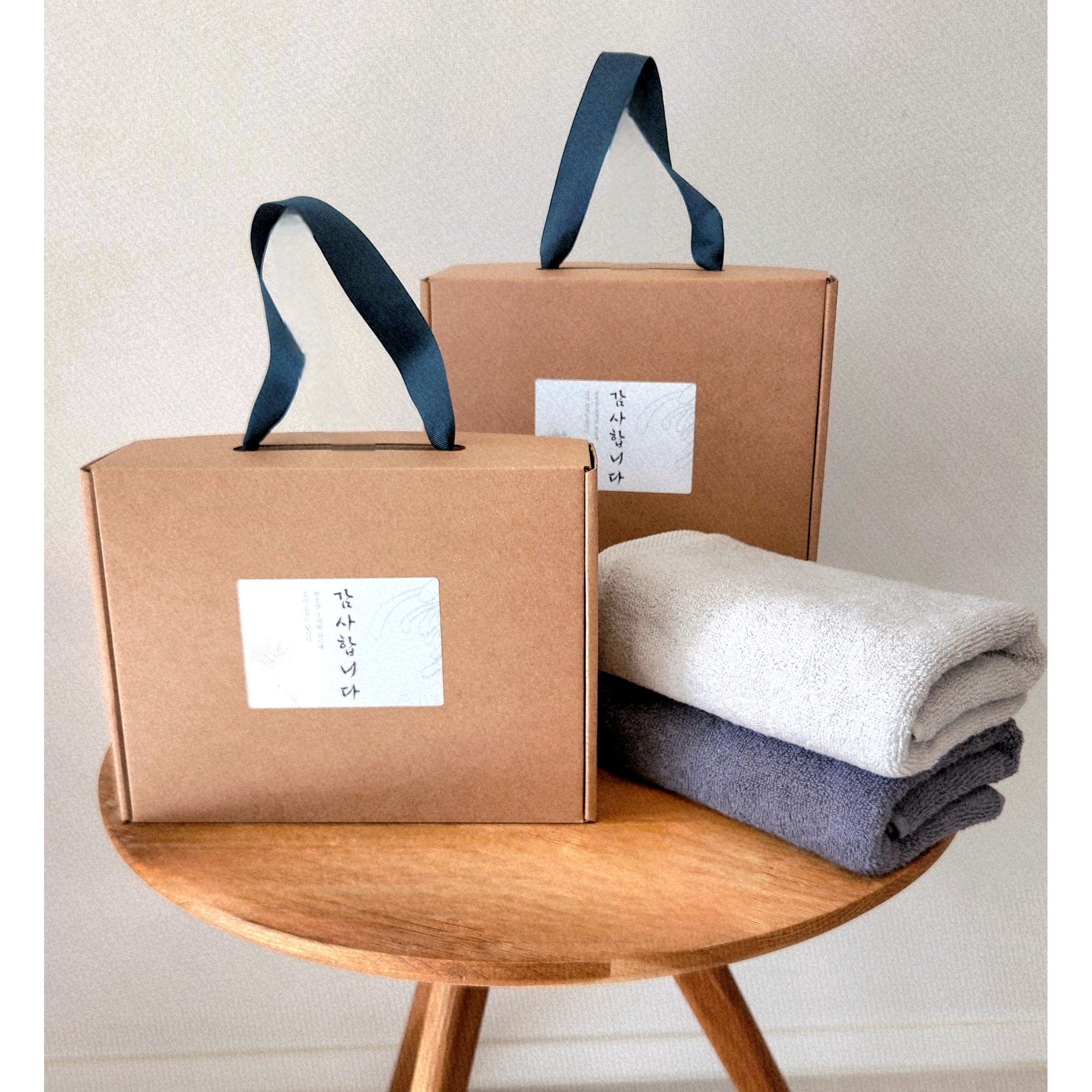 송월타올 호텔수건 30수 조문 답례품 1+1, 2개, 연회색+진회색 19,700원