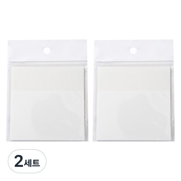 마다꾸미 투명 점착식 메모지 S 50p + L 50p 세트 13,940원