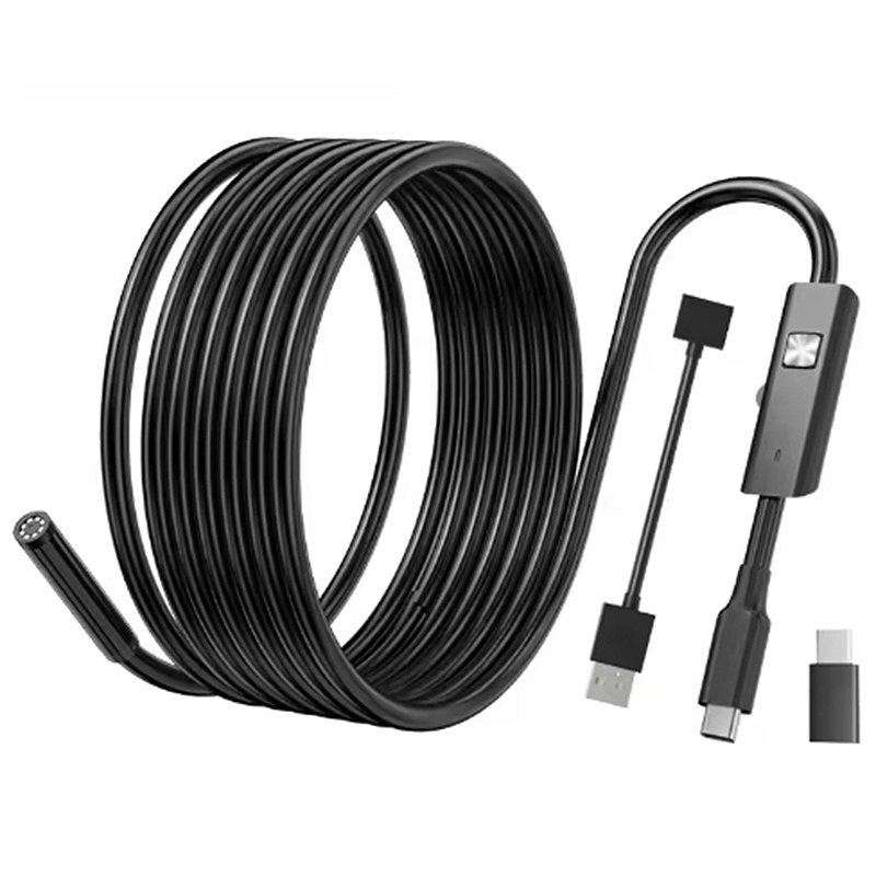 스마트폰 내시경 1M 카메라 자체 라이트포함 방수, 1개, 7mm 내시경, 현재가 11,000원