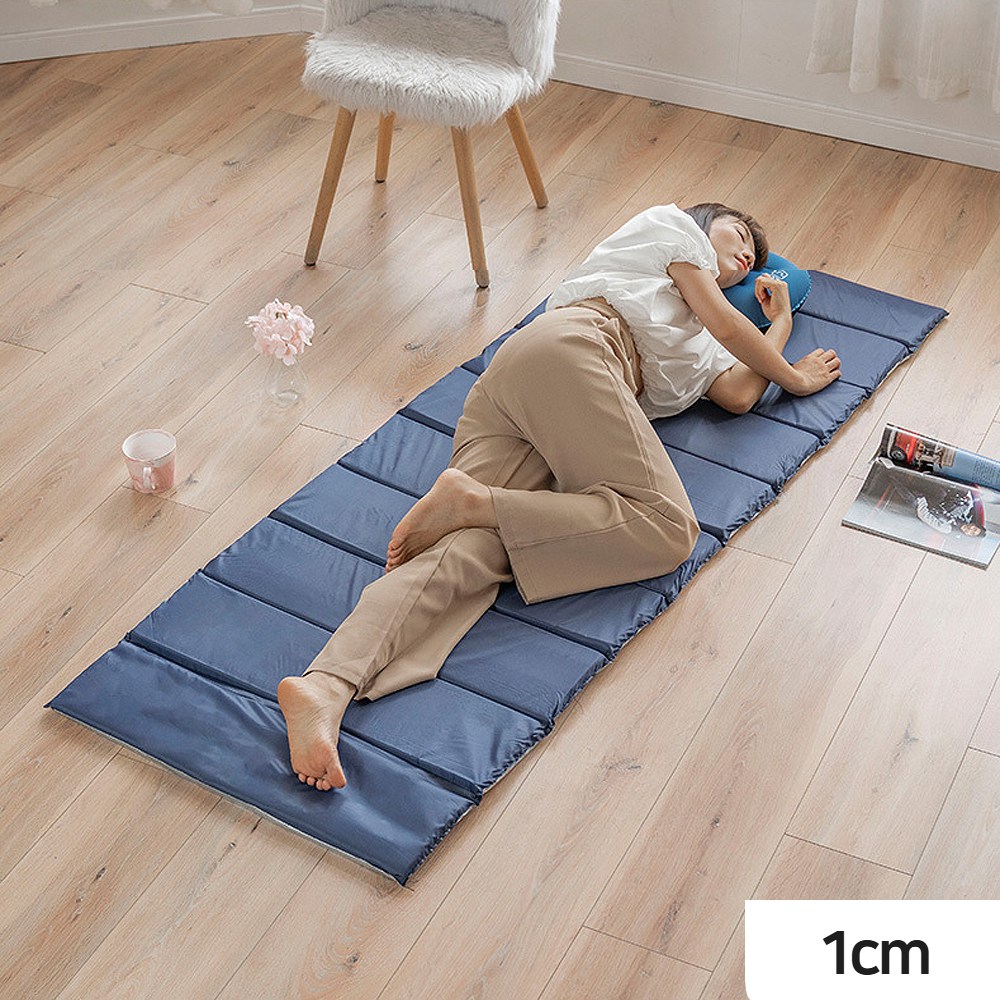 로아딕 푹신한 폴딩매트 캠핑 야외 피크닉 간편한 사용 (보관가방 증정), 네이비 24,000원