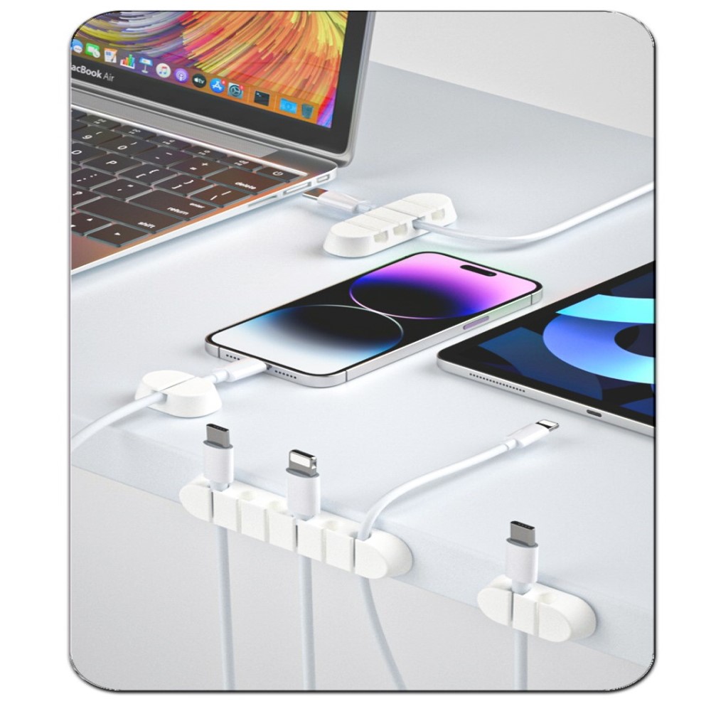 글리노 케이블 선 정리 클립 홀더 7종 세트, 핑크, 1개 10,000원