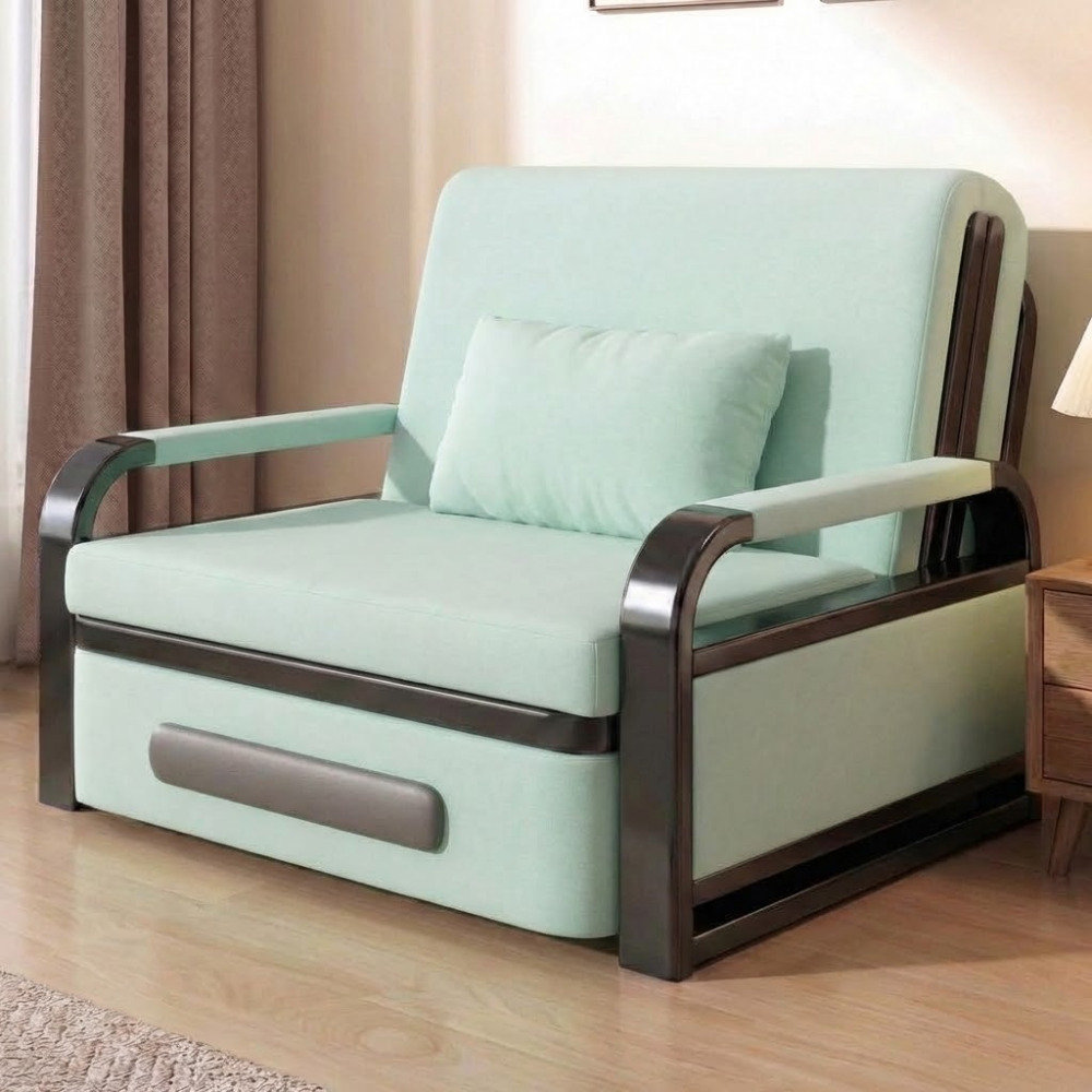 미스티 각도조절 접이식 1인용 2인용 쇼파침대 패브릭 소파베드 MTL2, 라텍스 민트_82cm 150,000원