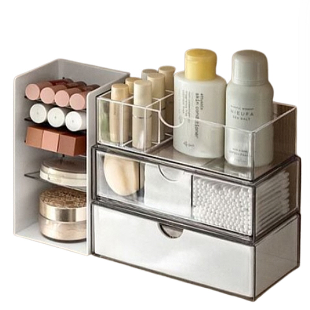 스윗브릿지 서랍형 슬라이딩 화장품 정리함 화장대 보관함 미니 서랍 아크릴 수납함, 1개 5,450원