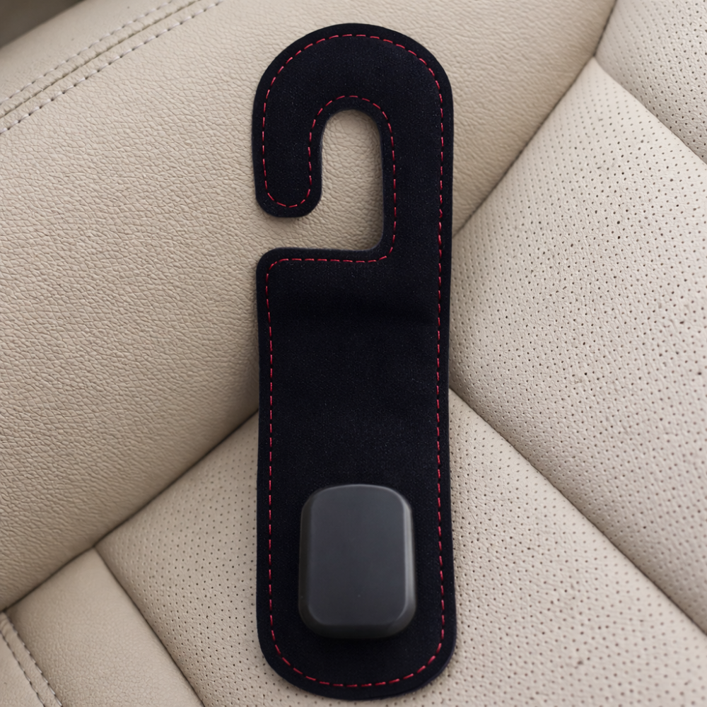 아로미살롱 공식 차량용 가방걸이 헤드레스트 후크 2P 세트 자동차 수납 걸이 뒷좌석 옷걸이 쇼핑백 정리, 블랙, 1세트 23,000원