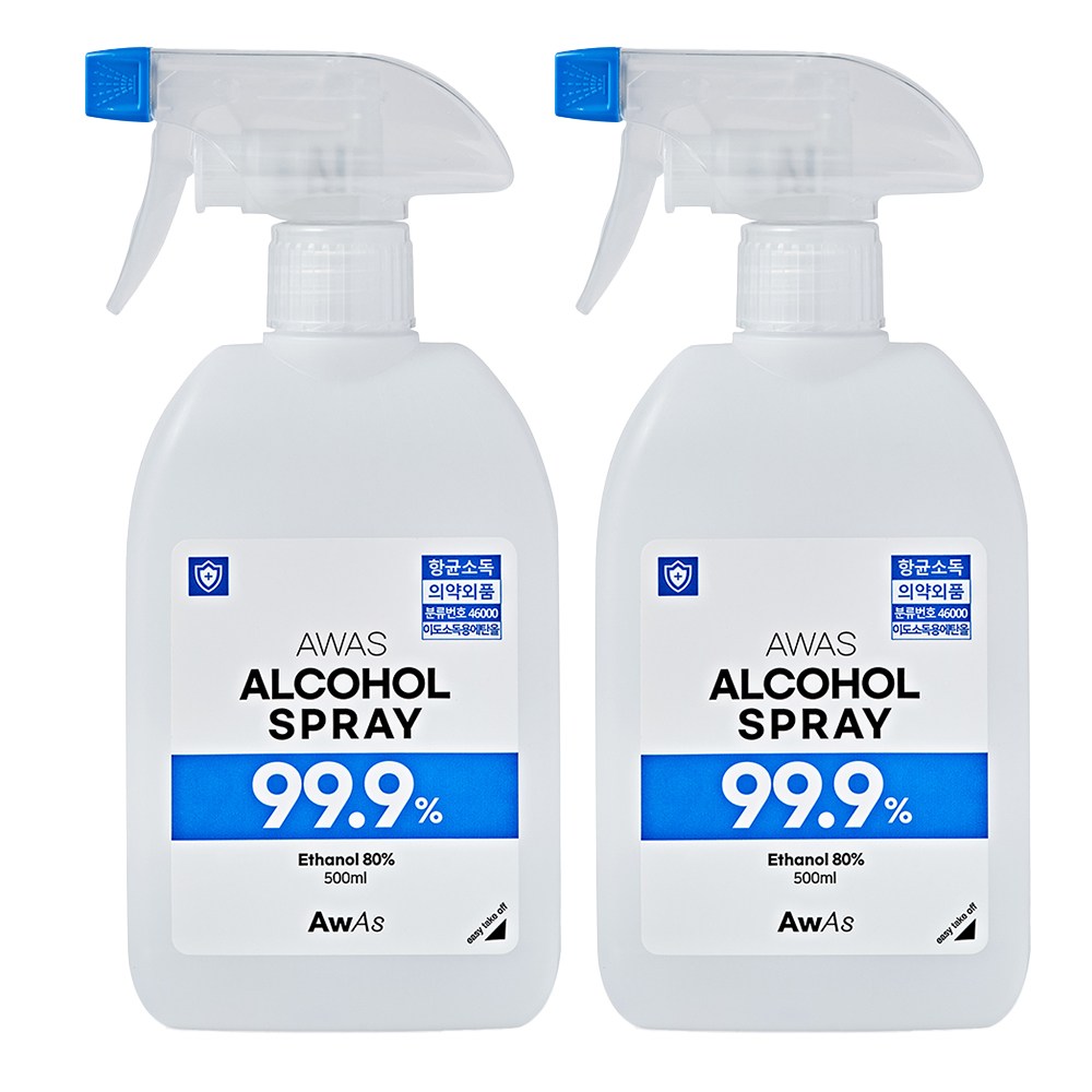 AWAS 에탄올 항균 살균 알콜 소독스프레이 13,490원