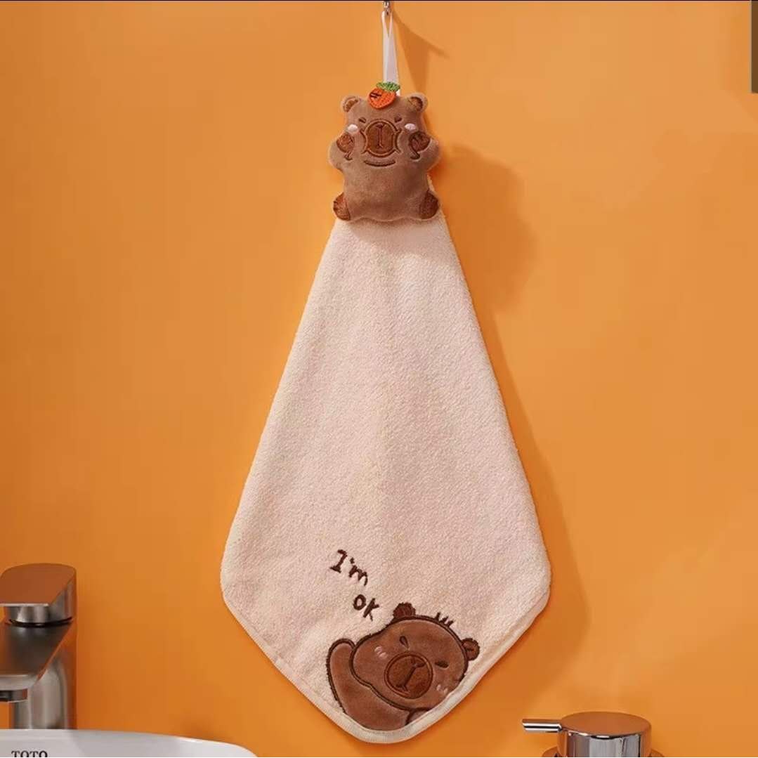 조하네샵 극세사 동물 인형 고리수건 핸드타올 빈티지 주방타올 6,520원
