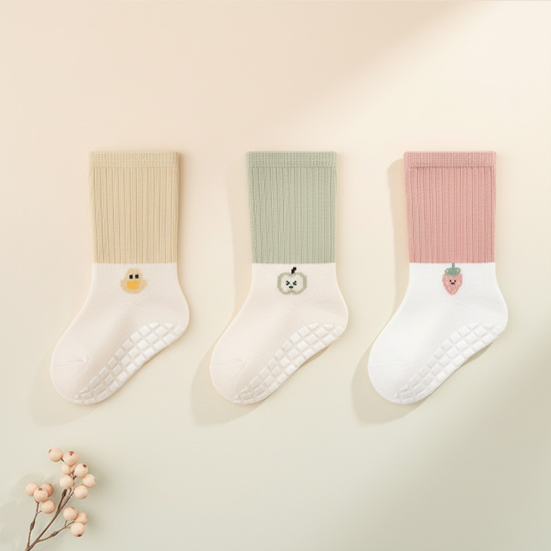 솜니움베베 배색 파스텔팝 논슬립 양말 3종 세트 8,480원