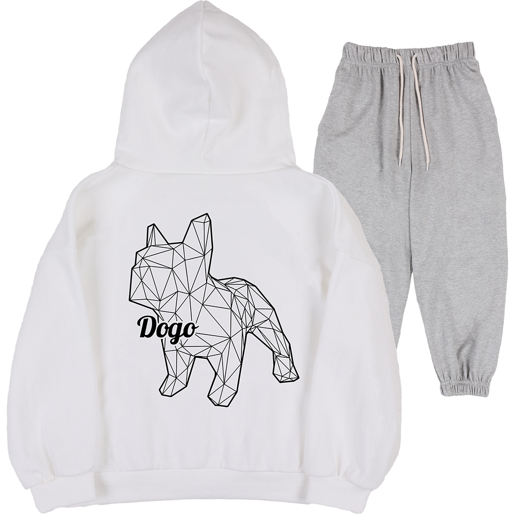 마고주니어 국내생산 오버핏 불독 주니어 후드티 상하복세트 키 120,130,140,150,160, 현재가 38,600원