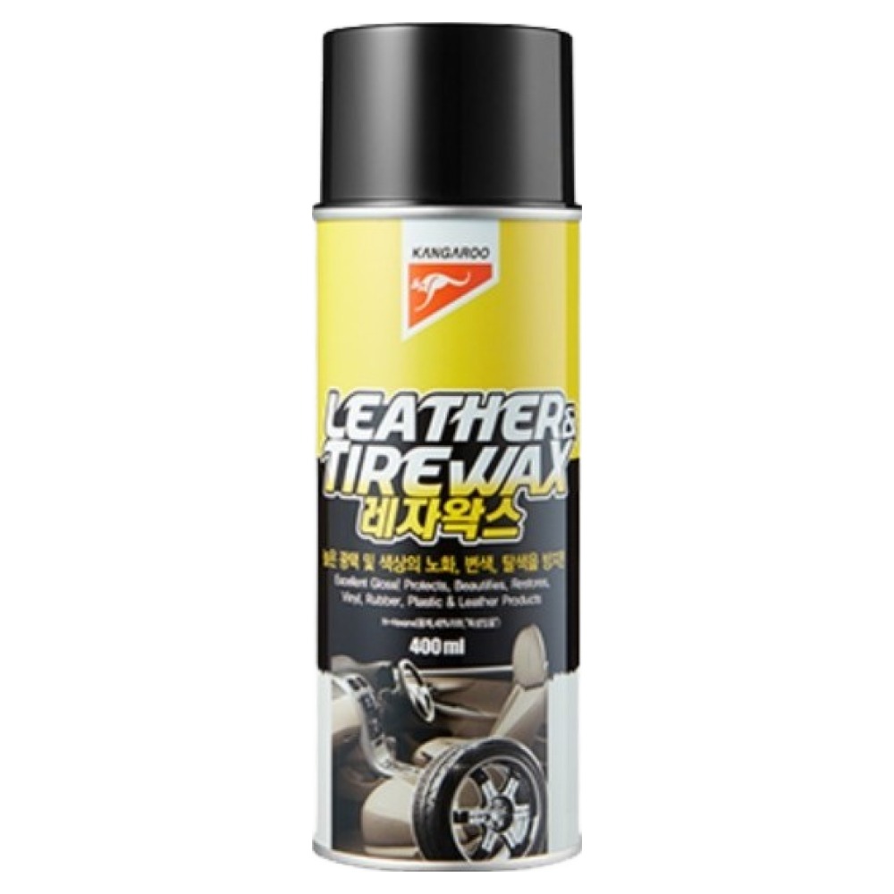 캉가루 캔형 레자 광택 왁스 간편히 뿌리는 캔레자왁스 400ml 4,500원