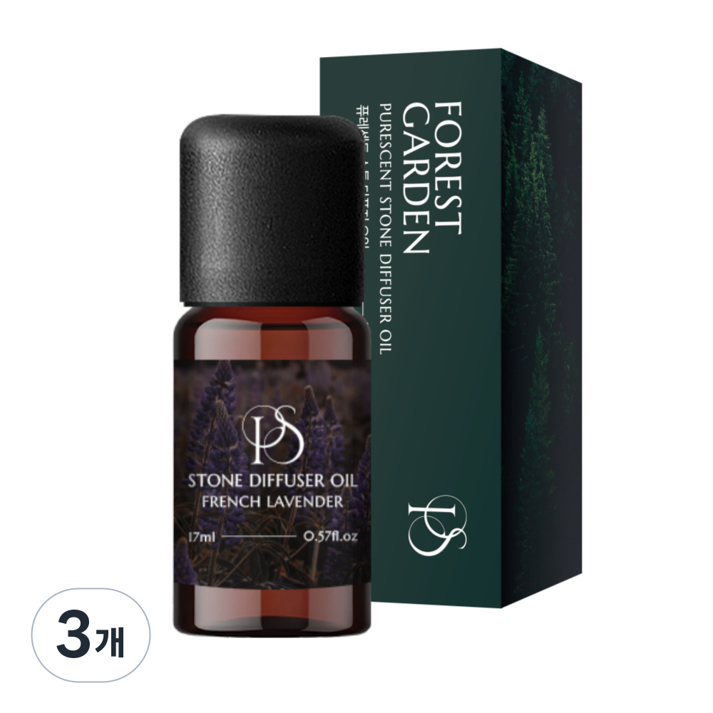 퓨레센트 스톤 디퓨저 화산석 방향제 오일, 3개, 17ml, 블랙체리 18,900원