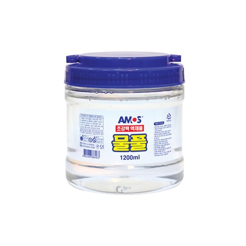 아모스 물풀 1200ml 초강력 액체풀 대용량벌크 어린이집 유치원 초등학교 만들기재료, 1, 1개 12,200원