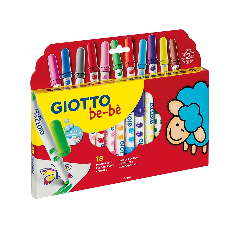 지오토베베 지워지는 사인펜 세트 18색 유아 미술 준비물 수성, 단품 36,000원