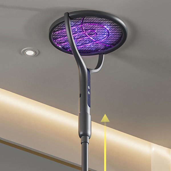 90도 회전헤드 길이조절 롱타입 LED 유인 충전식 전기모기채 C타입 19,800원