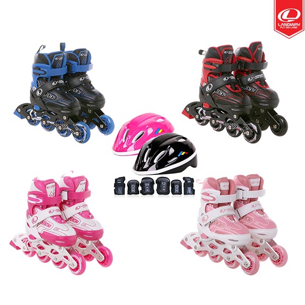 랜드웨이 마운트 아동용 인라인스케이트 풀세트 90,000원