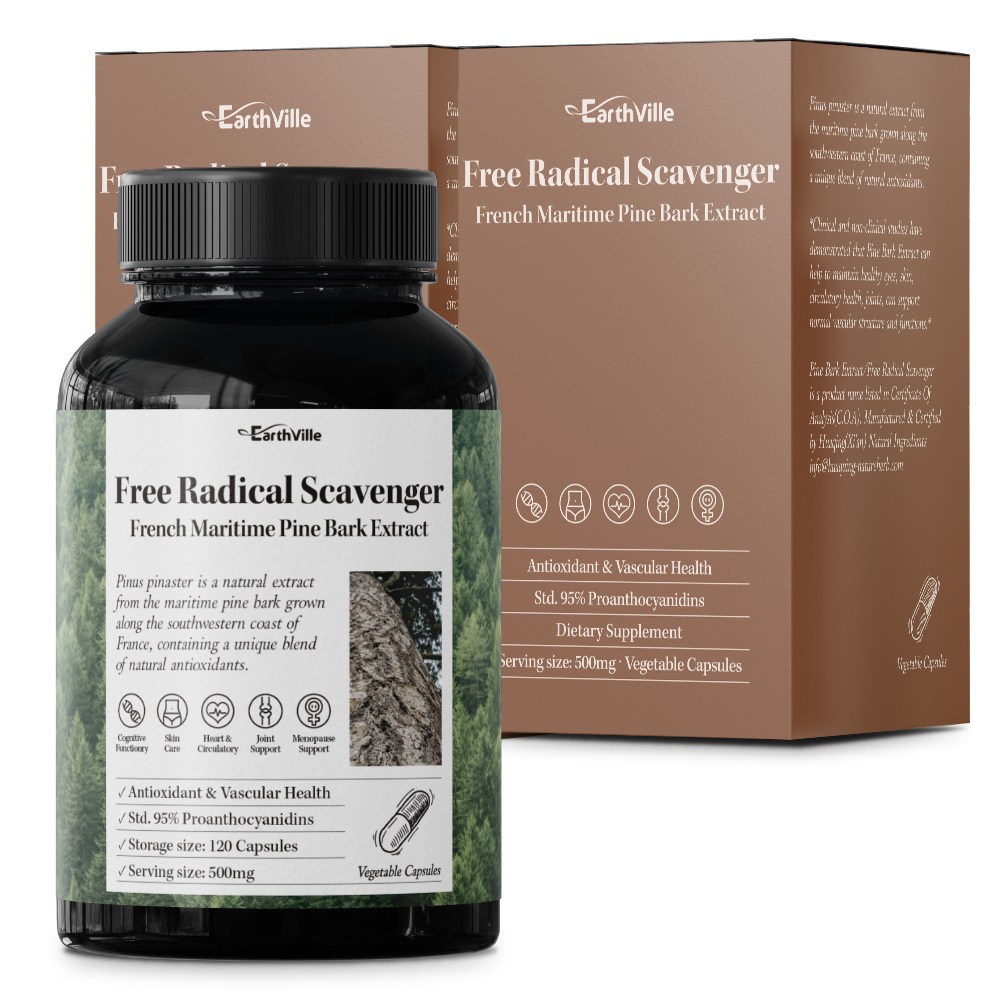 어스빌 항산화식품 항산화영양제 프로안토시아니딘 파인바크 500mg 베지캡슐, 2개, 120정 86,500원