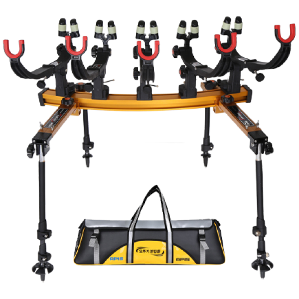 아피스 일체형무받침자립받침틀 [5단] 오뚜기받침틀 (민물낚시 받침틀) 279,000원