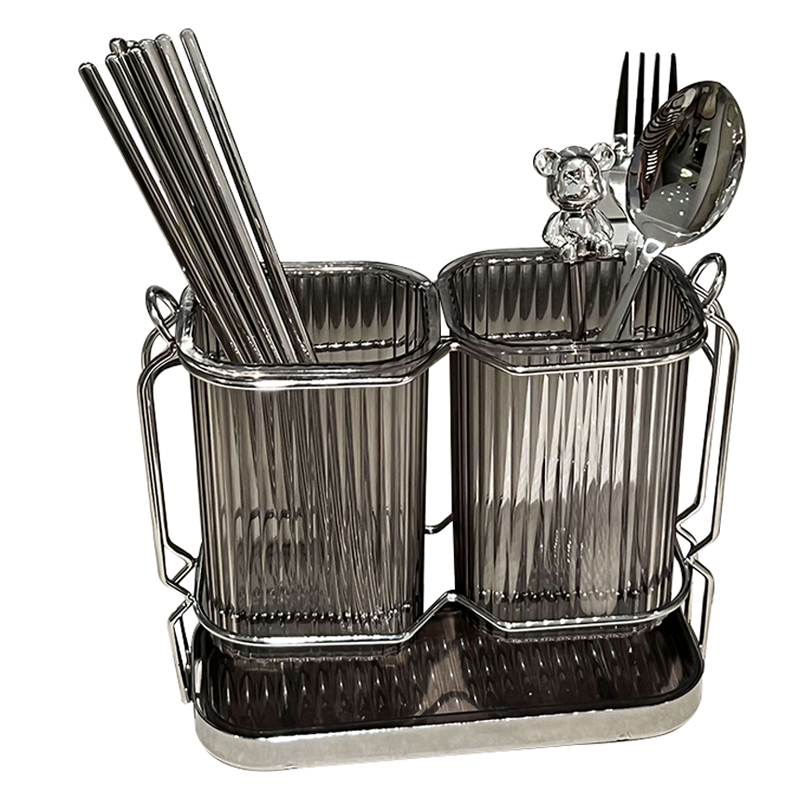 더자카 심플 사각 2구 물빠짐 수저통 FREE 7,800원