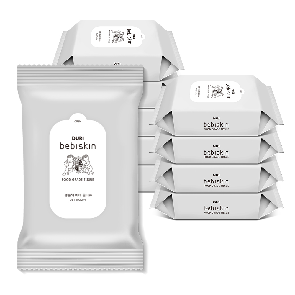 두리 베비스킨 생분해 비데 물티슈 리필형 15,750원