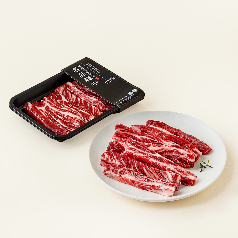 횡성한우 갈비살 1++등급  구이용 (냉장) 37,950원