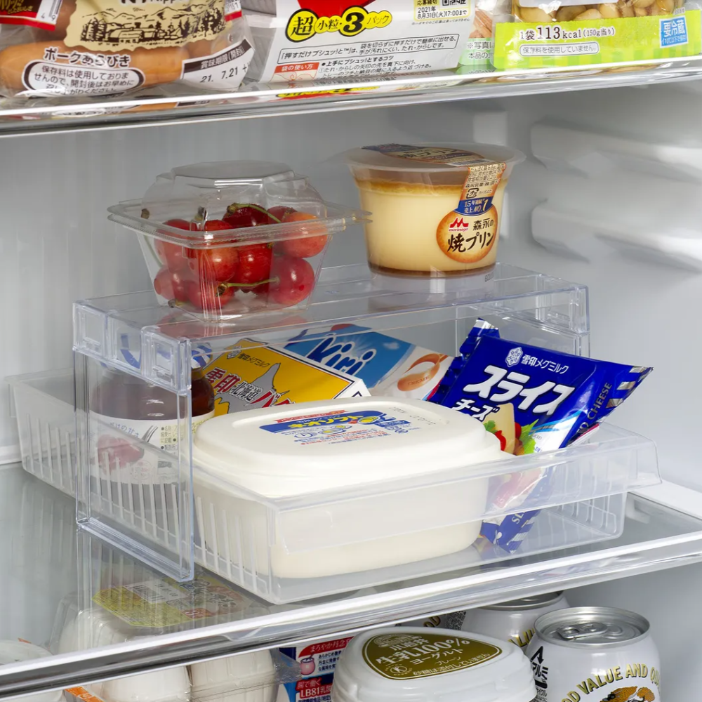 이노마타 냉장고 수납 정리 와이드형 보조선반, 투명, 1개 3,440원