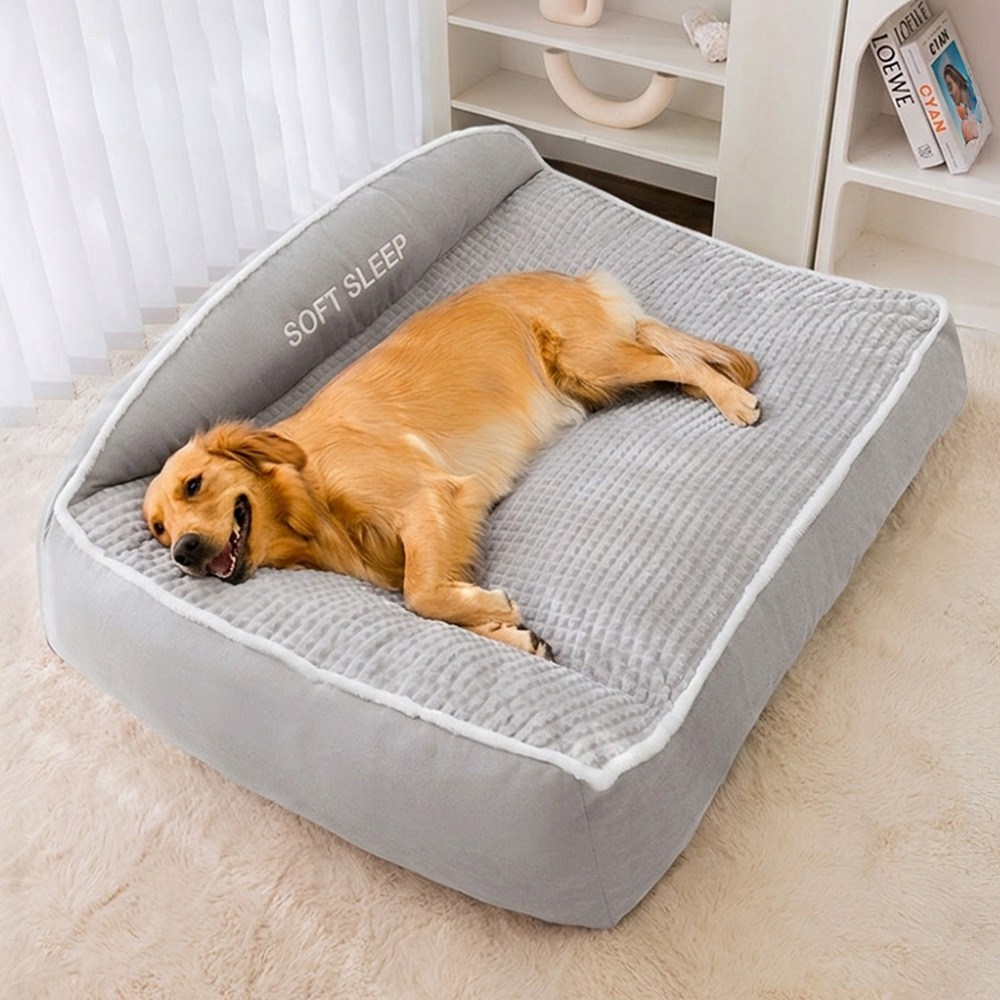 빅베드 특대형 대형견 강아지 방석 커버분리 애견 쿠션, 1개, 그레이 47,000원