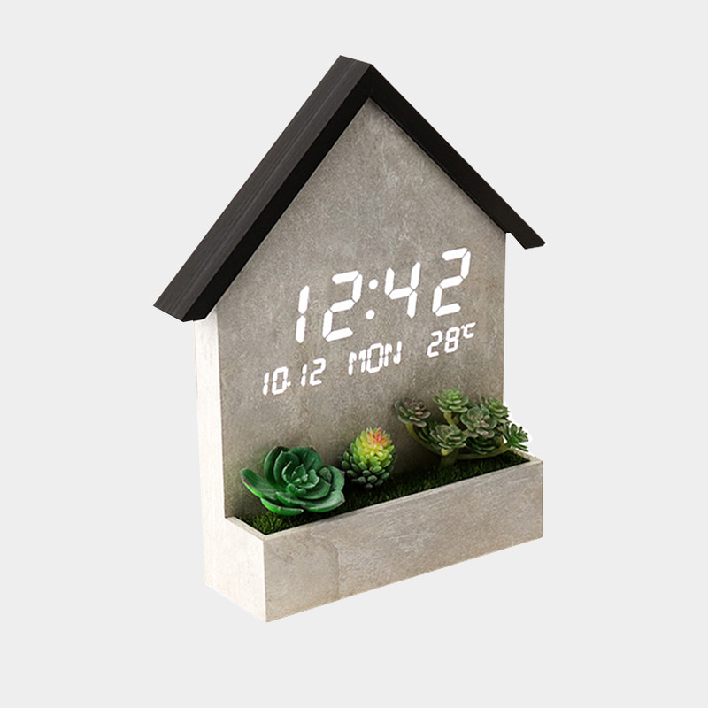 거실 사무실 선물하기 좋은 LED 하우스 전자 벽시계 360,000원