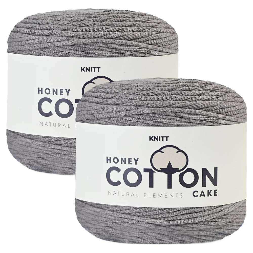 니뜨 허니 코튼 케이크 순면 뜨개실 100g, 25 그레이, 2개 14,600원