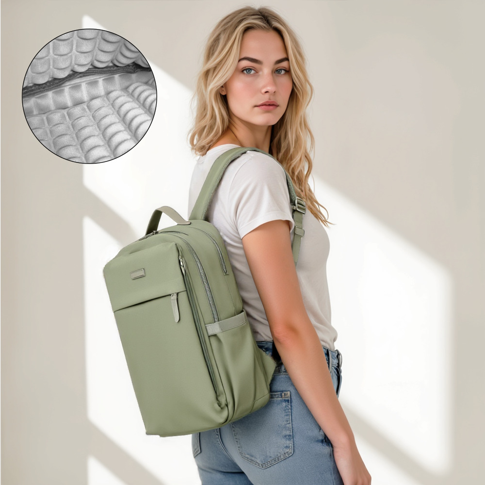 시티슬릭 3D 전방향 쉴드 노트북 백팩 충격보호 노트북 가방, 라이트 그린 49,700원