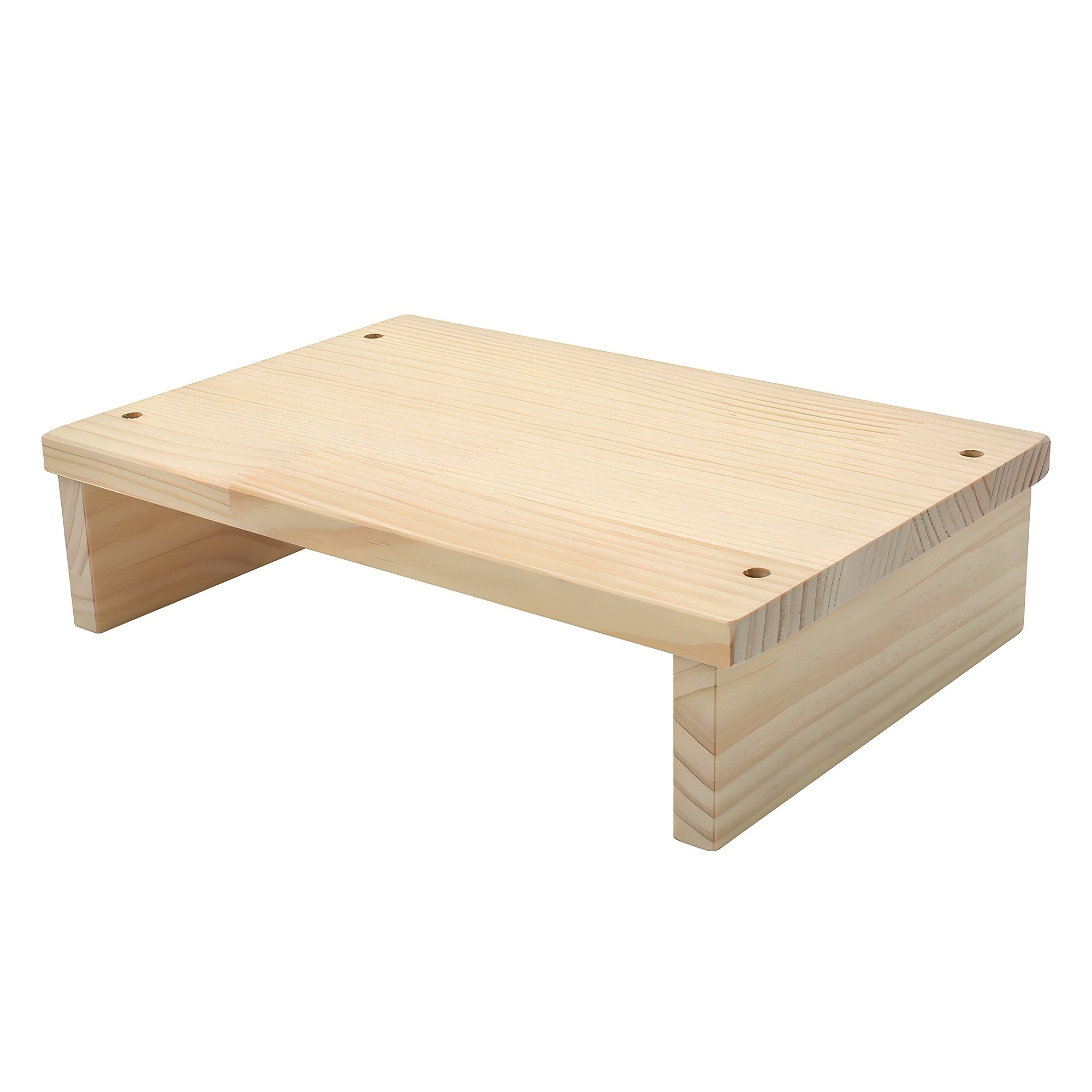 숲애 소나무 통원목 모니터 받침대 미니 1단 75 6,900원