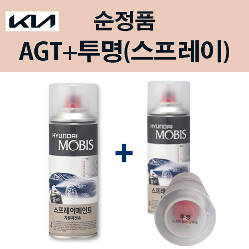 기아 순정품 AGT 인터스텔라그레이 스프레이 241 + 투명마감스프레이 자동차 차량용 카페인트 도색 24,000원