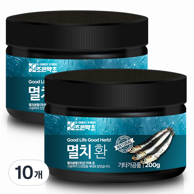 조은약초 프리미엄 멸치환, 10개, 200g 85,000원