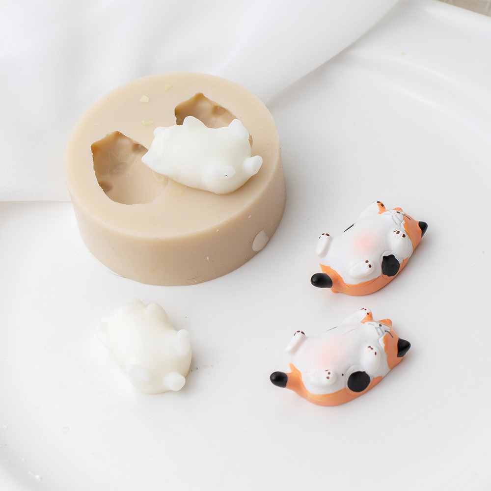 앵글띵 깨둥깨둥 데코 고양이 2구 실리콘몰드 5,680원