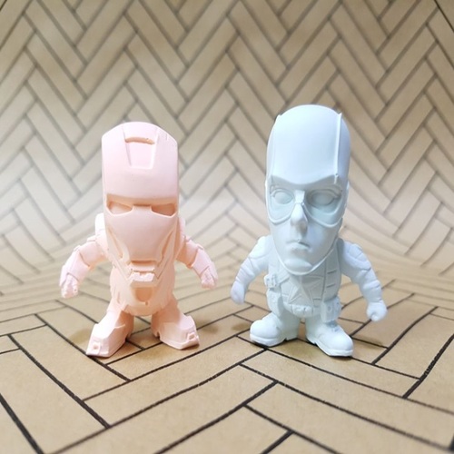 수제몰드 미니 아이언맨+캡틴 몰드(2D)(2구) 19,000원