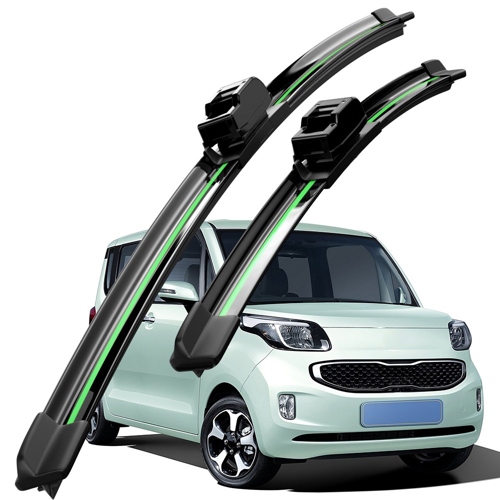 호환 기아 레이/더 뉴 레이(TAM) 2011-2024 와이퍼 초발수 저소음 자국 없음 전면 와이퍼 블레이드 2종 세트, 레이/더 뉴 레이(TAM)  2011-2024 28,600원