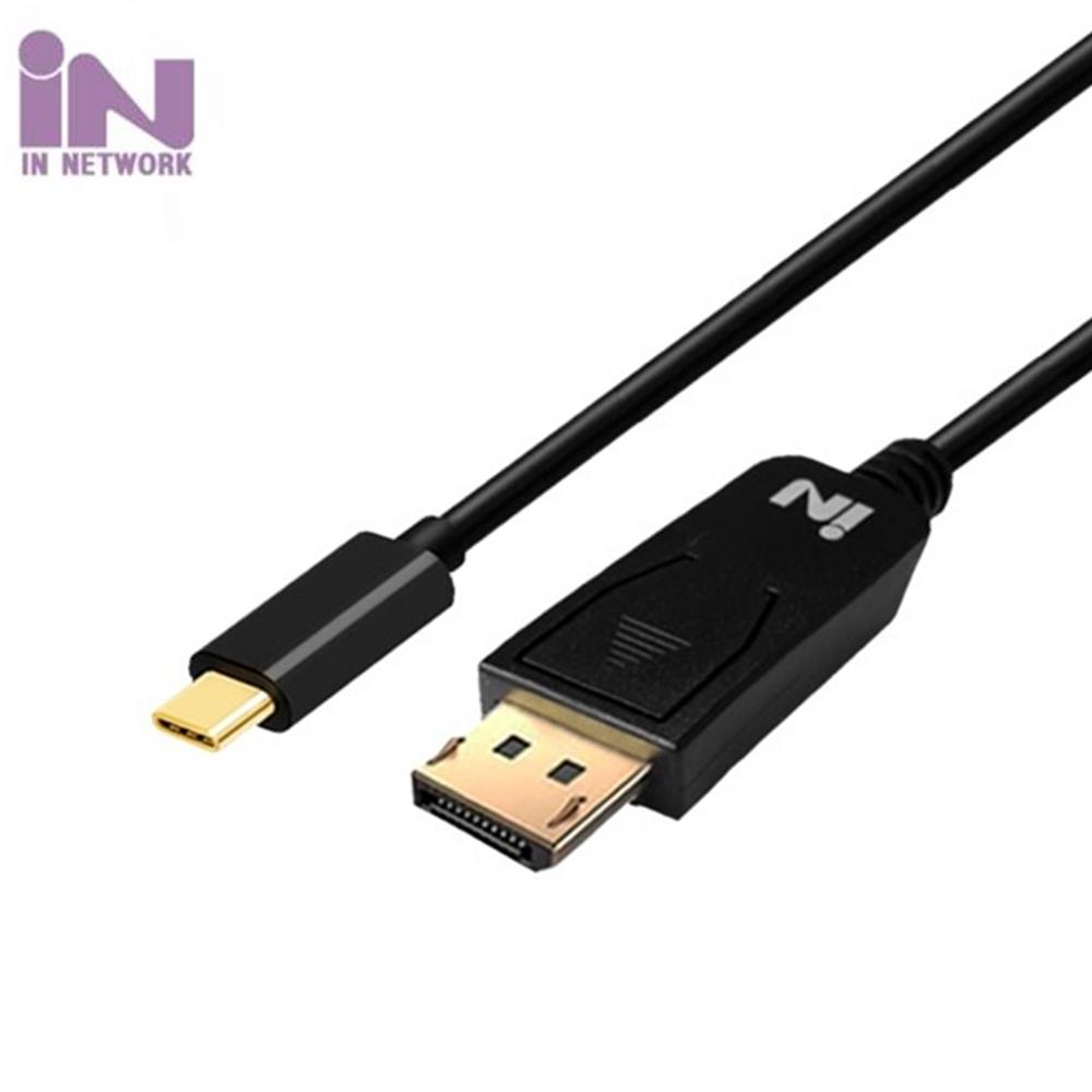 인네트워크 IN-U31DP4K18BK USB 3.1 TO DP 케이블 1.8M, 단일상품, 1개 6,200원