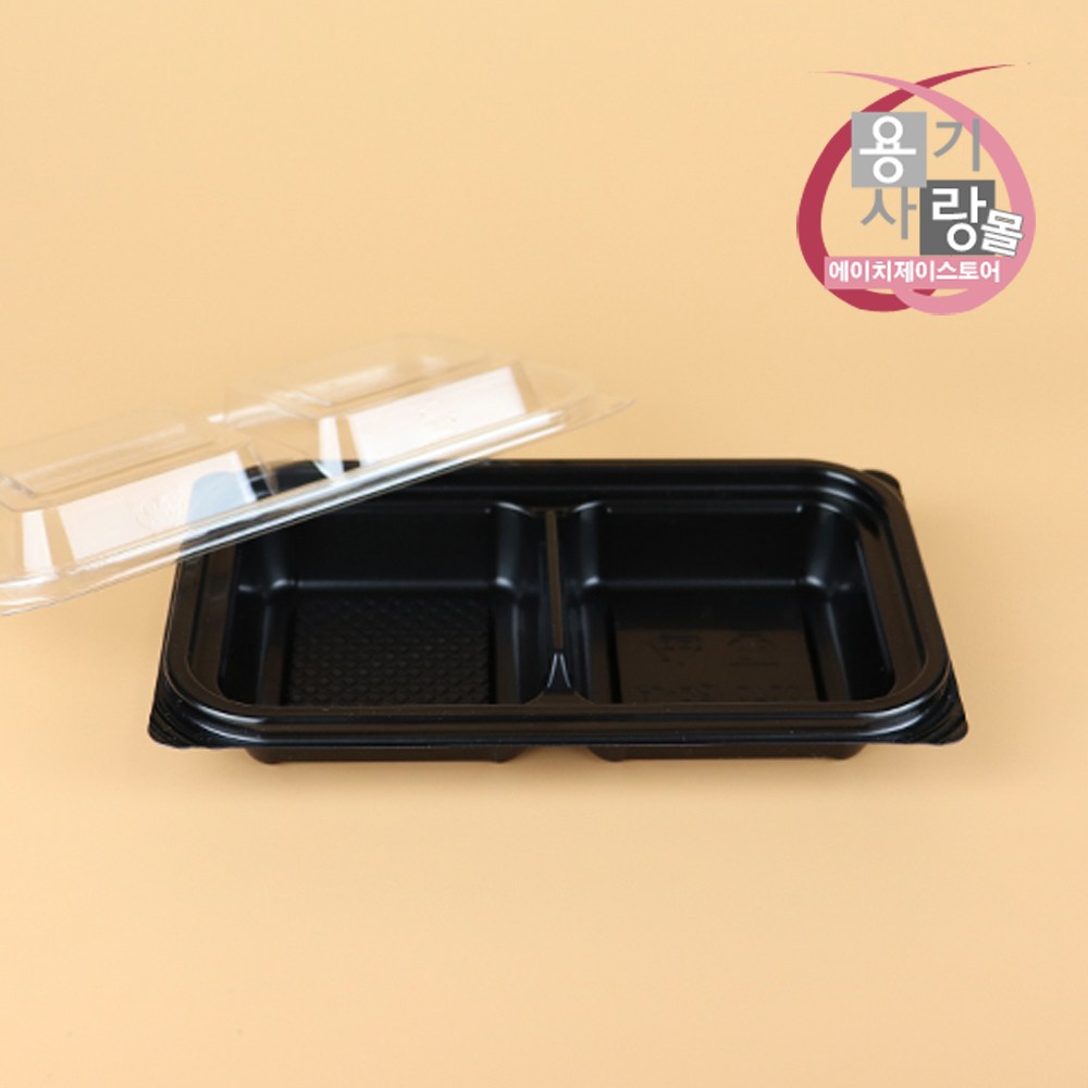 반찬용기 AJ-1710 샐러드용기 단품 블랙 600개 54,300원