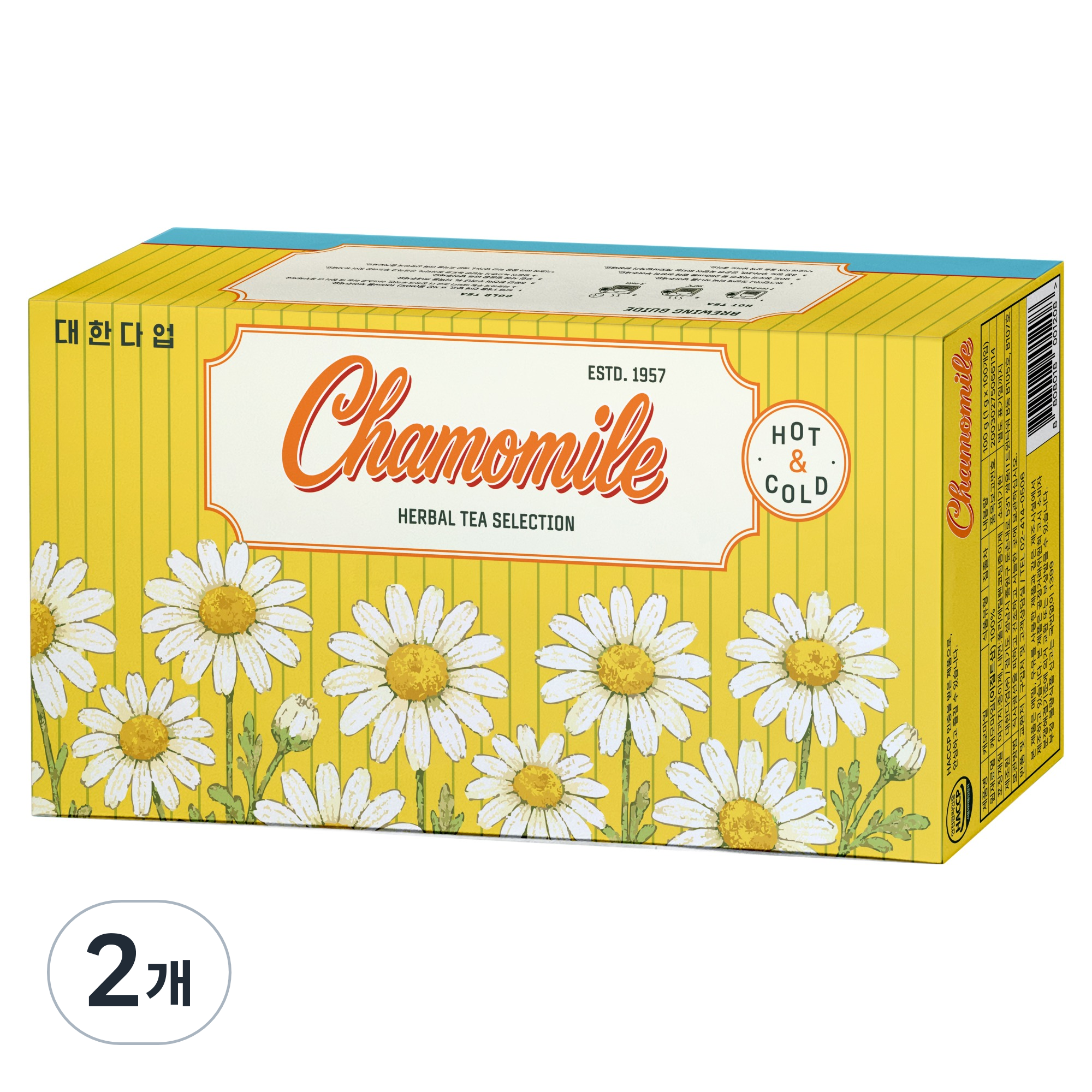 대한다업 캐모마일차, 1g, 2개, 100개입 31,140원