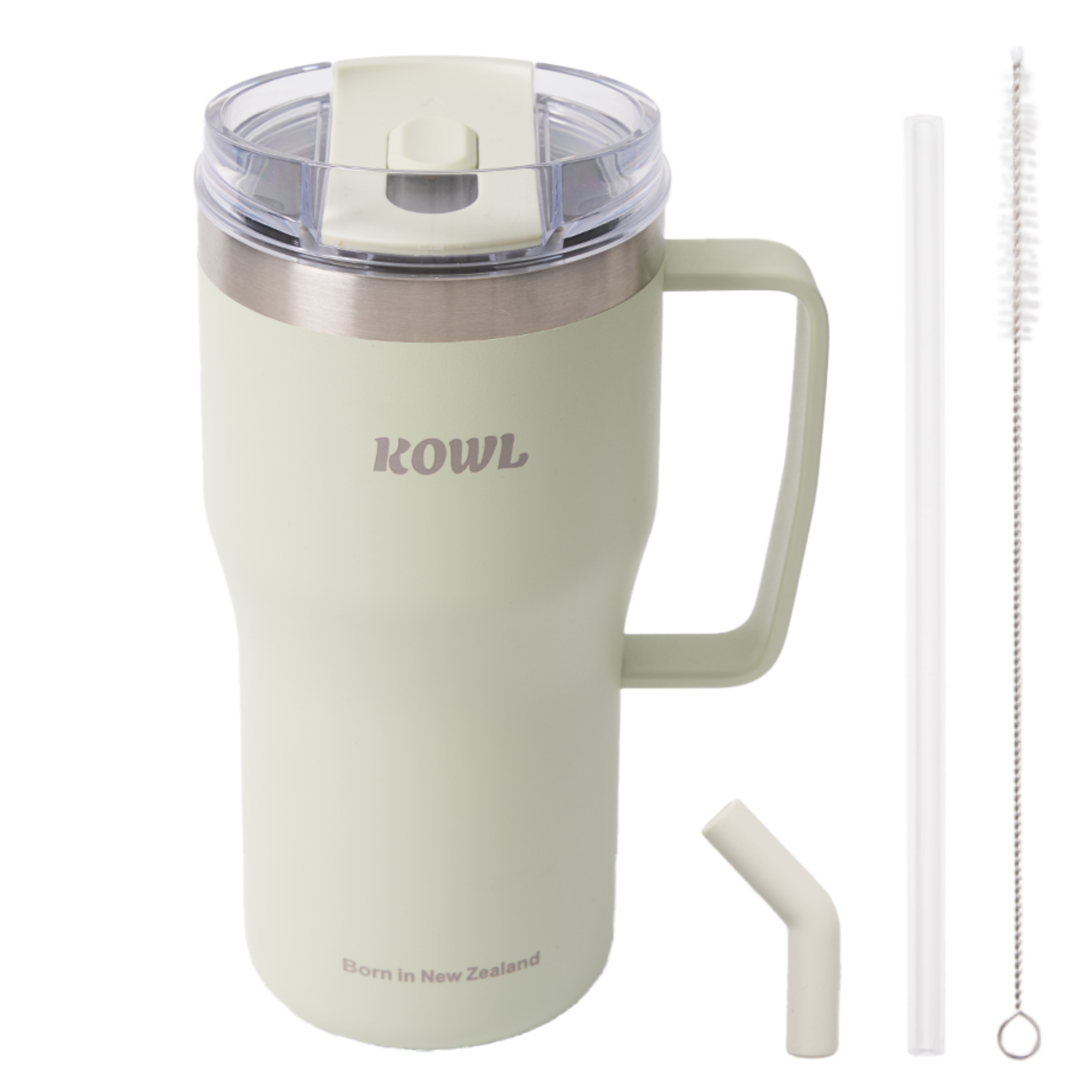 코울 퀸스 트라이탄 빨대 손잡이 스텐머그컵 벤티사이즈 보온보냉 사무실 텀블러, 에코 그린, 1개, 590ml 29,800원